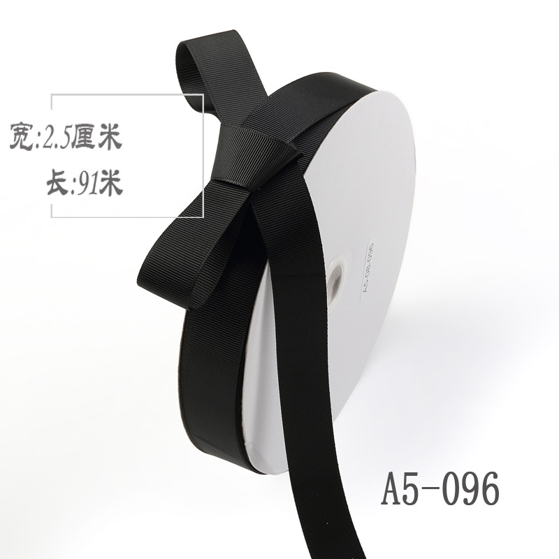 2,5 cm de alta densidad costilla cinta ramo de seda fruta caja de regalo embalaje color Ropa Accesorios hilo de unión cinta