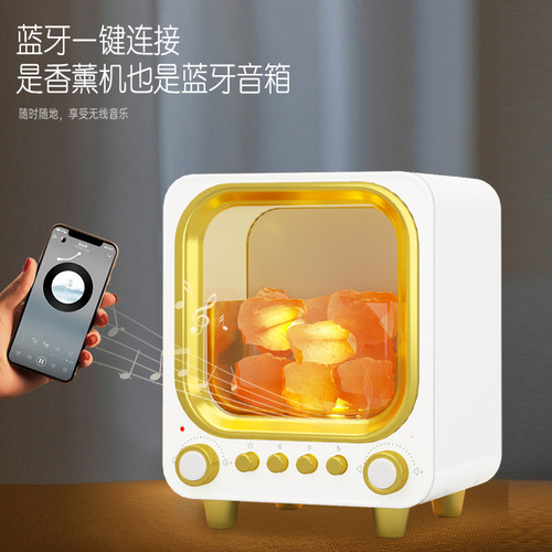 Cross-border new Bluetooth Aromatherapy Speaker Humidifier Aromatherapy Lamp Essential Oil Home Sleep Aroma High-end Gift