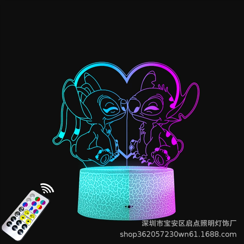 Nuby креативная LED настольная лампа, 3D