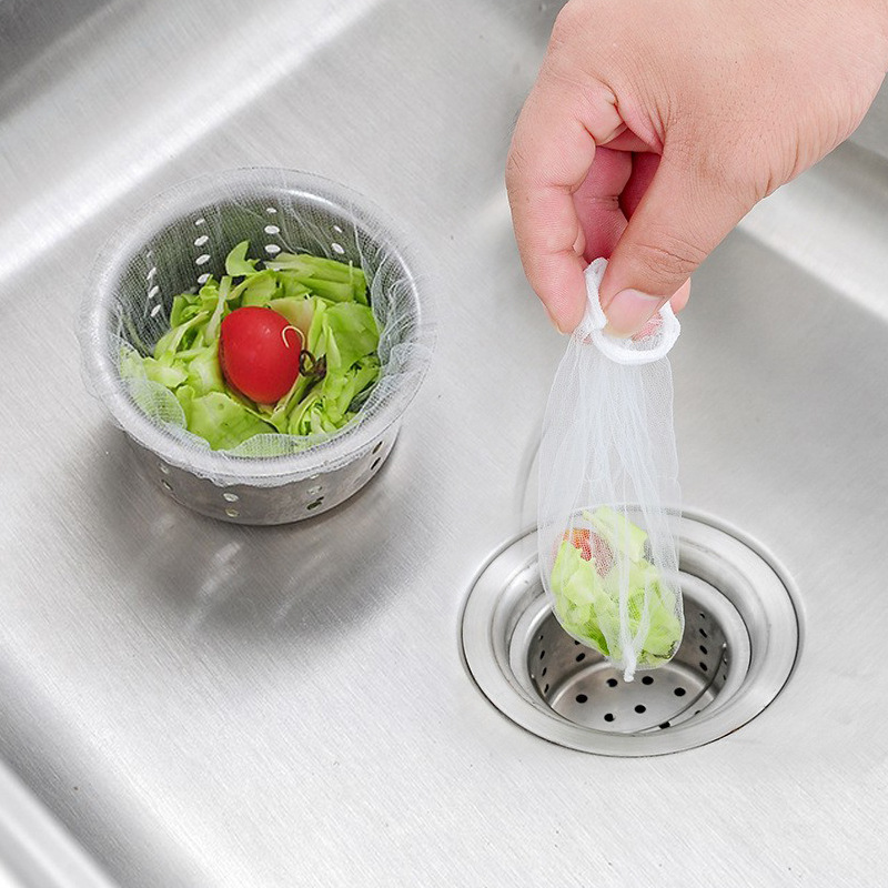 水槽殘渣垃圾過濾網 下水道防堵塞網兜大量批發 廚房一次性水切袋