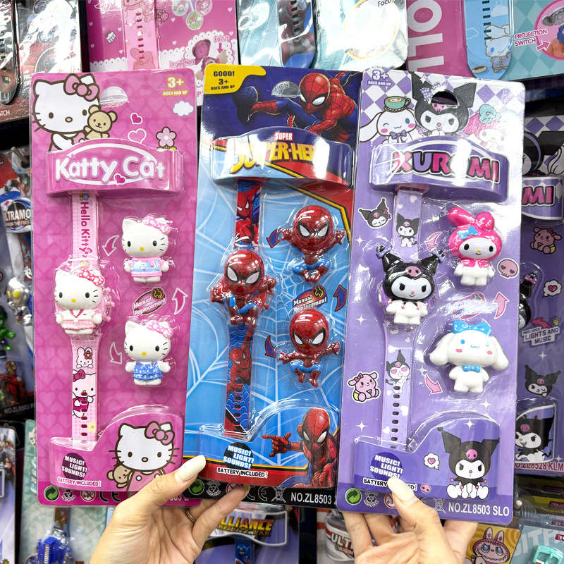 Children's cartoon cute doll with light music