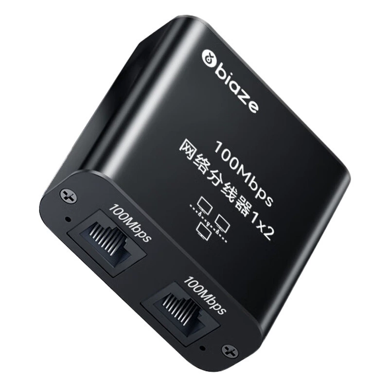 Разделитель линии Byez Сетевой кабель один-два одновременного подключения к сети RJ45 Сетевой двойной сетевой порт расширитель TT55
