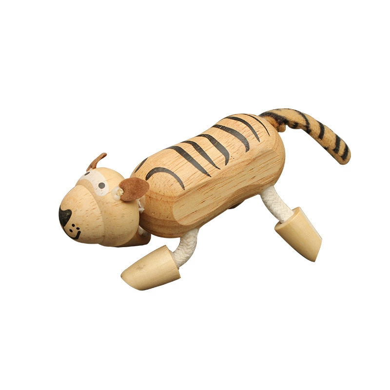 Wooden realistic constructor, farm, doll, early education