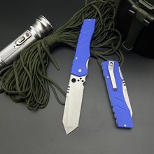 跨境户外刀D2钢折叠刀高硬度G10手柄折刀EDC随身工具刀