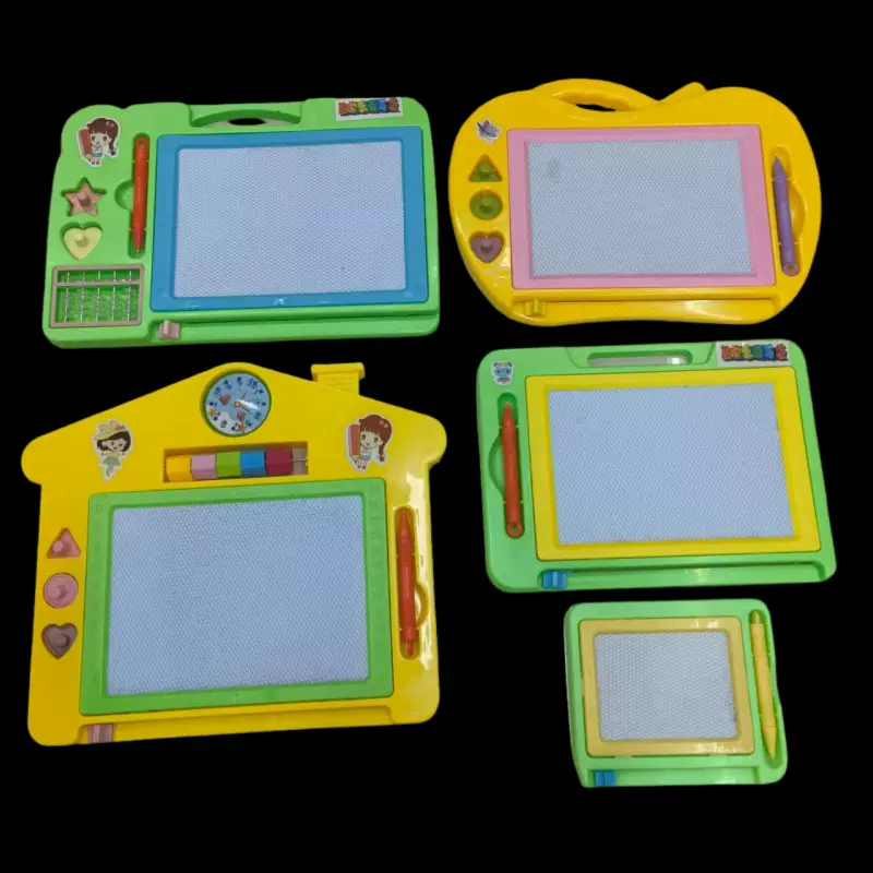 儿童学习玩具写字板 磁性画板形状磁性写字板 大房子磁力写字板