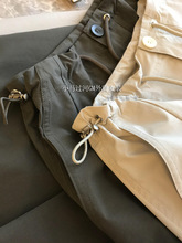 清仓尾货~专柜尾货喜欢的飙泪啊户外运动感抽绳工装宽松休闲裤女