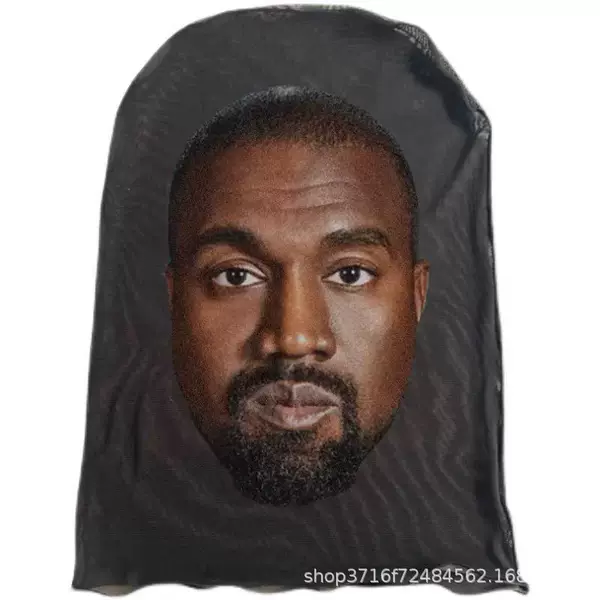 European and American cross-border 3D printed portrait headscarf, outdoor men's face mask, headscarf, custom-made headscarf based on your image