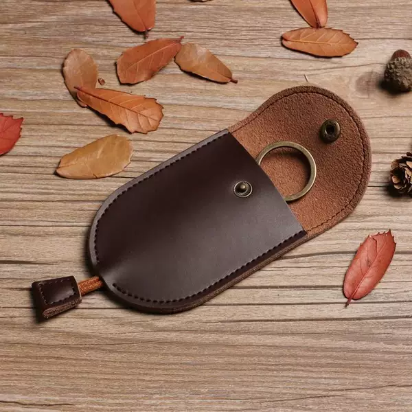 Women's Ultra-Thin Key Bag Creative Korean Cute Pull-Out Mini Compact Universal Car Key Bag Men's Convenient