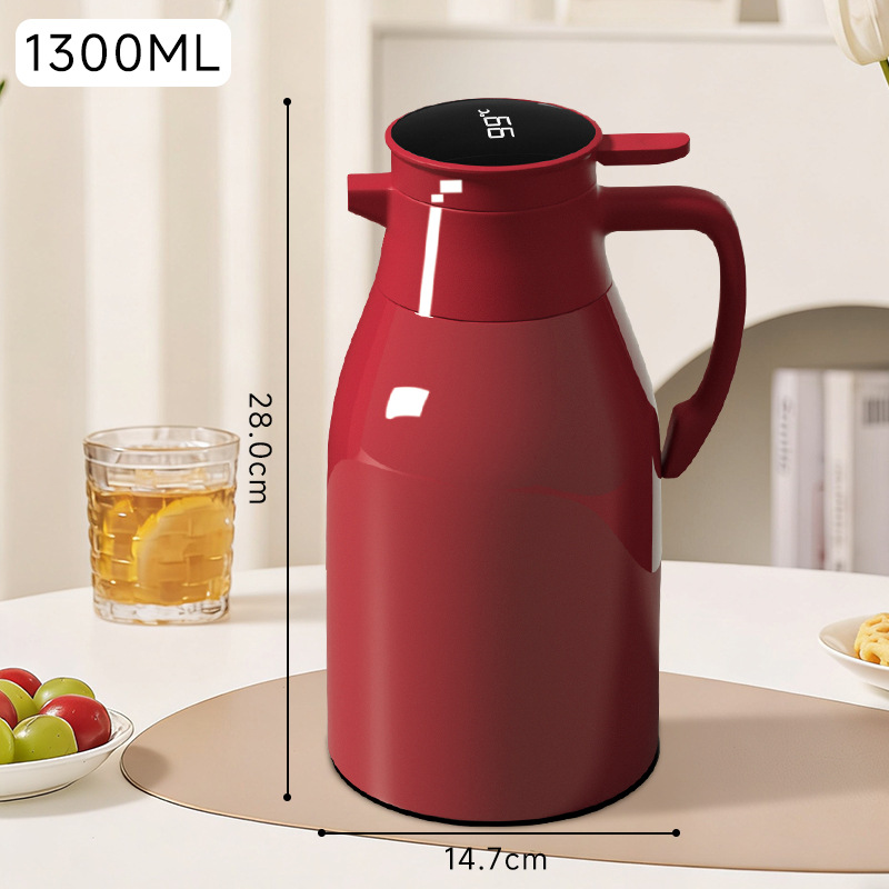 [온도 표시 모델] 1.3L 차이니즈 레드 [오래 지속되는 배터리 수명]
