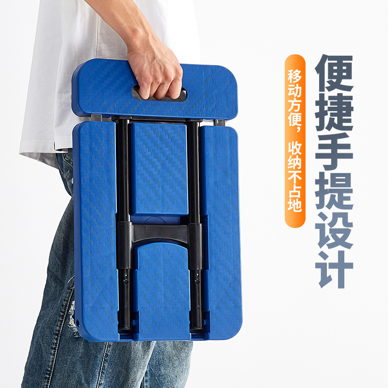 折叠拉货小推车家用可移动平板车手推车搬运行李车便携拉杆拖车|undefined
