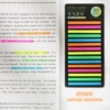 Ultra-fine index stickers—fluorescent party 300 pieces