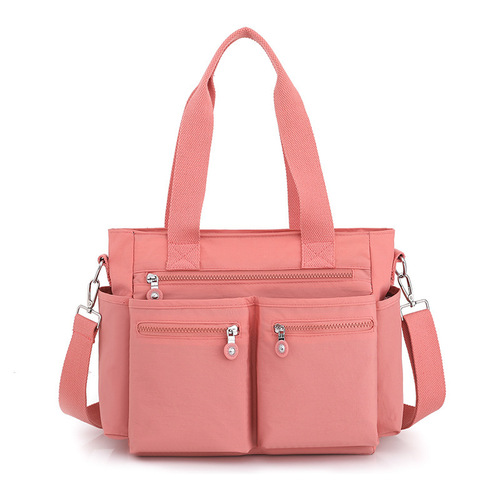 Casual women's crossbody backpack, lightweight water-repellent nylon bag, casual handbag, new multi-compartment shoulder bag