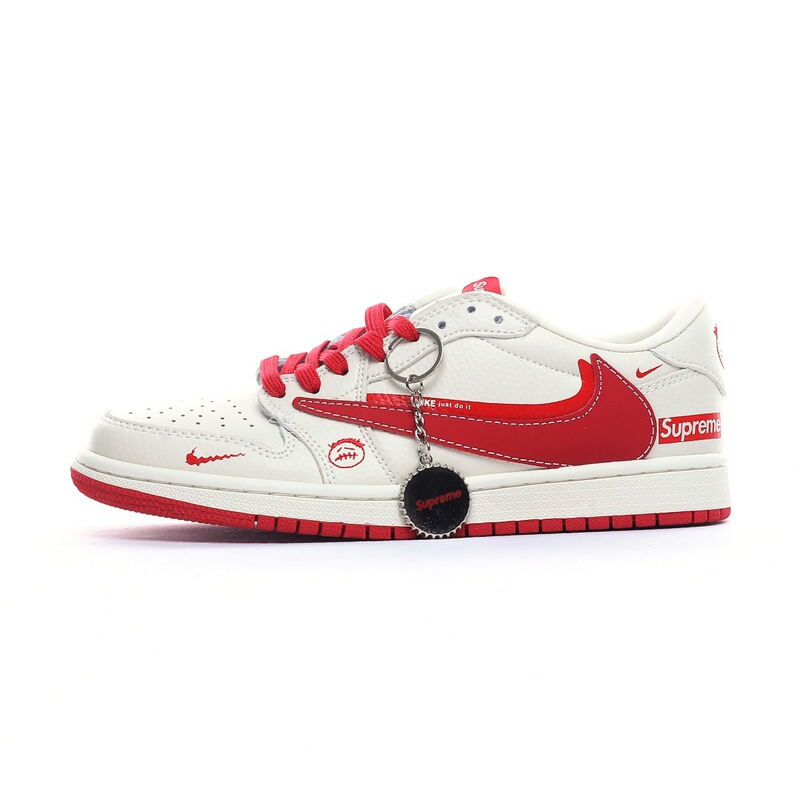 莆田鞋 纯原版本 aj1底帮 海外款联名款全头层皮男女休闲运动鞋|undefined