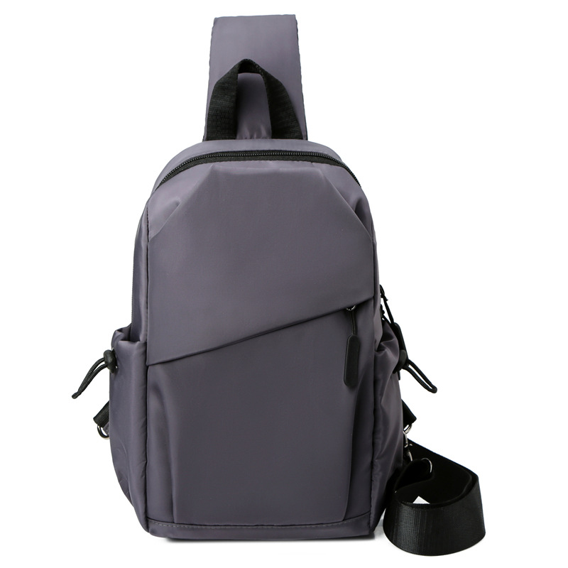 New Men's Chest Bag Shoulder Crossbody Cycling Bag Fashionable Simple Bag Campus Backpack Printable logo