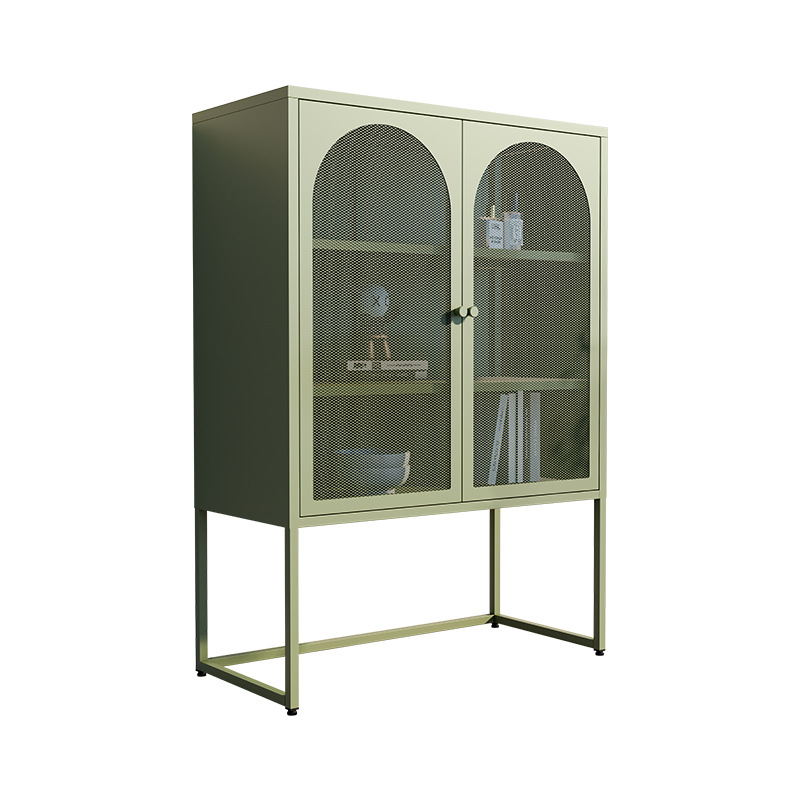Gabinete lateral de hierro gabinete de té y vino moderno minimalista sala de estar armario de almacenamiento armario de cocina en casa armario