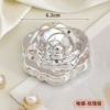 Electroplated rose mirror silver 6.3*6.3cm (pp new material)