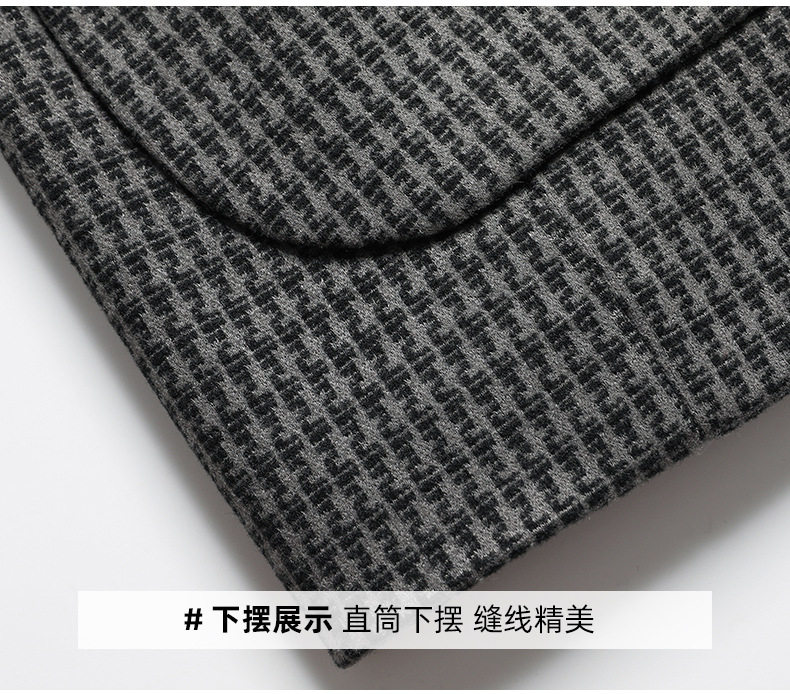 Áo vest nam dệt kim chống nhăn dáng ôm kiểu công sở mùa thu đông — 3308 Cao bồi xanh, 3320 màu nâu, 3352 Tro Sâu, 5553 xám mỏng chi tiết 21