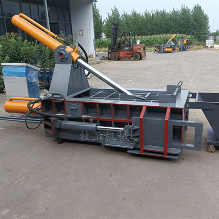 金属压块机260吨大型汽车液压压块机价格小型铁屑铝屑压块机