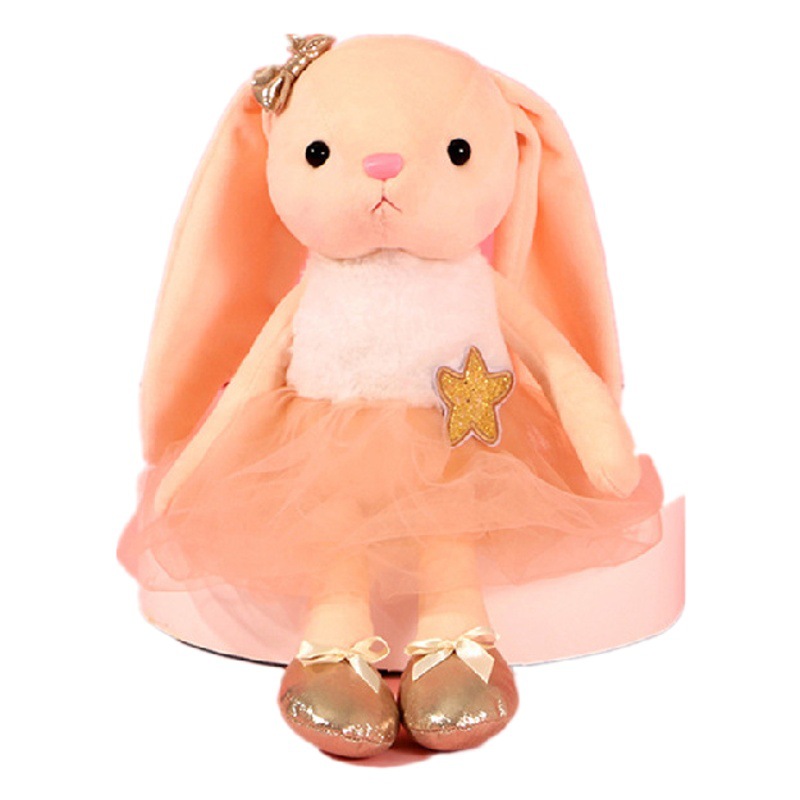 Ballet lindo conejo muñeca conejito de peluche de juguete para niños ragdoll conejo muñeca Regalo de Cumpleaños niñas al por mayor