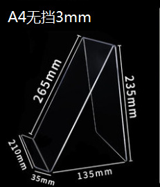 Soporte de libro soporte de exhibición de libros de biblioteca transparente soporte de exhibición soporte de escritorio Pantalla de almacenamiento estante de acrílico titular de estantería