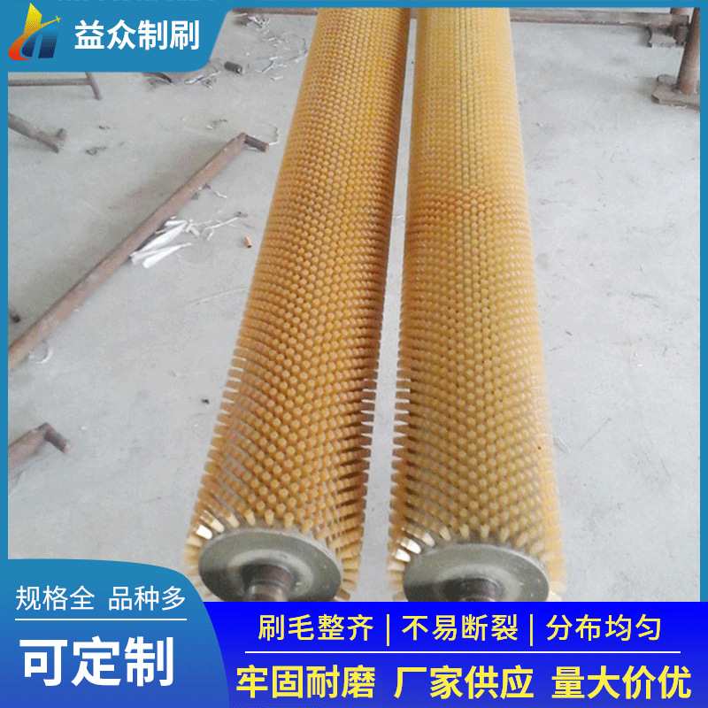 现货供应各类玻璃清洗毛刷辊 除尘毛刷辊 机械毛刷辊