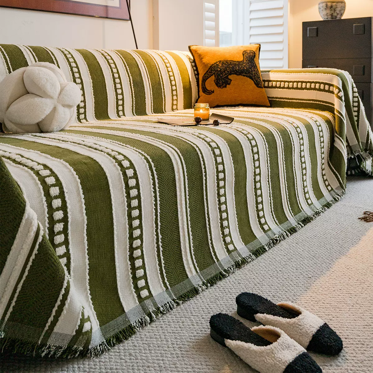 高级感沙发盖布四季通用沙发垫一片式沙发巾全包防滑垫毯子沙发巾