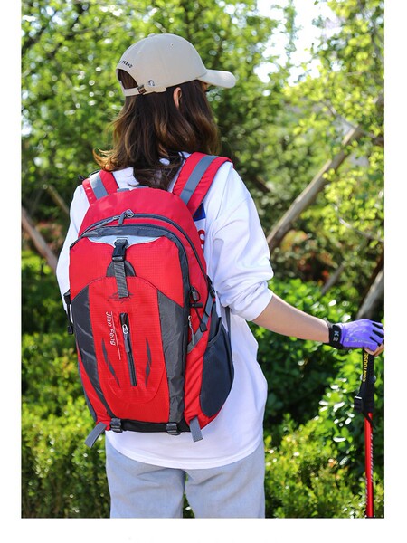Travel capacious backpack outside climbing