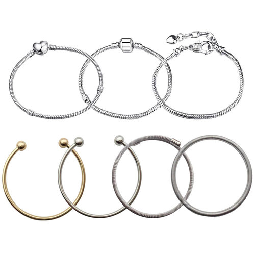 Panjia Basic Bracelet Simple Adjustable Hand Jewelry European and American Fashion Bracelet Bracelet Unisex Hand Jewelry 1 piece