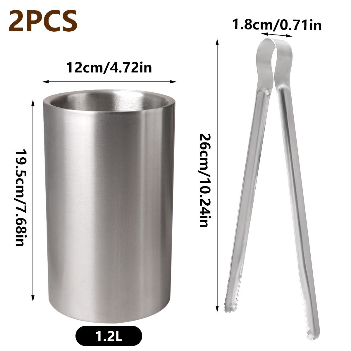 Inventario 304 de acero inoxidable helado bar de té leche cucharada barra espiral cucharada barra barra de hielo clip de hielo