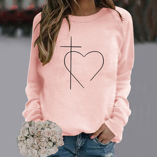 2024 plus size Valentine's Day Europe and the United States Foreign Trade Love Printing Figure Wei Yi 3D Digital Printing Europe and the United States Foreign Trade Women's Wear