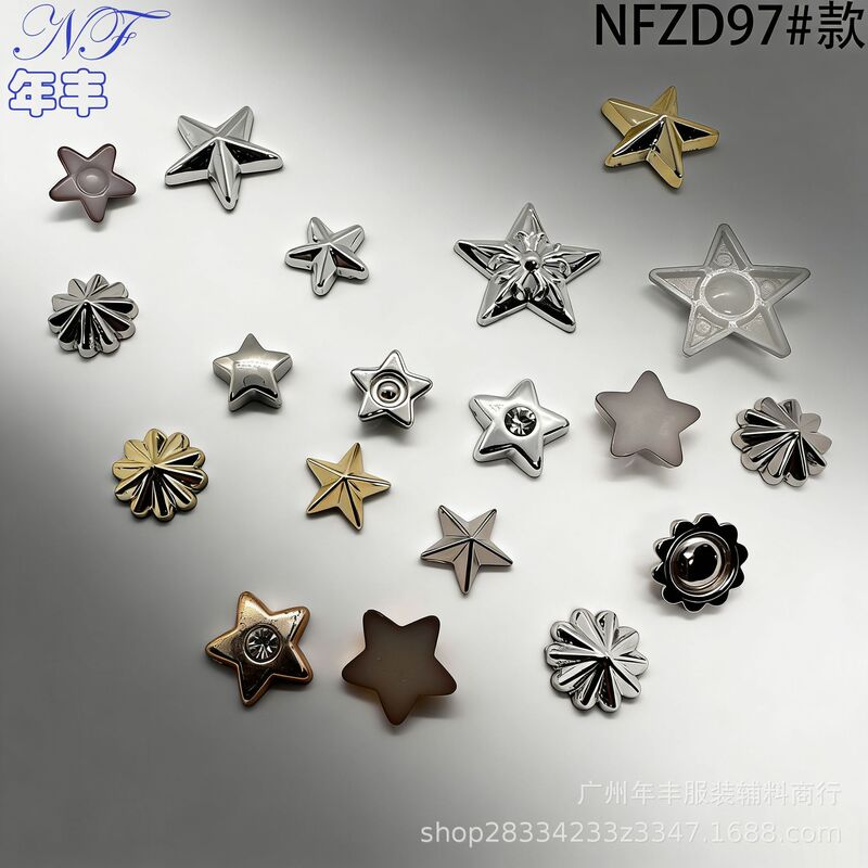 Source Factory Fancy Five-Pointed Star Abs Plastic Electroplated Sun Umbrella-Shaped Decorative Rivets with Rhinestones for Fixing Source Factory Fancy Five-Pointed Star Abs Plastic Electroplated Sun Umbrella-Shaped Decorative Rivets with Rhinestones for Fixing