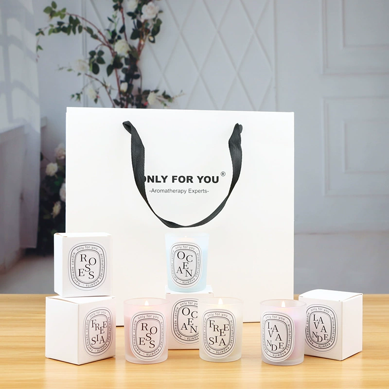Fragrant candlefront sand four -color group ritual wedding ceremony, fragrance, European -style romantic candle lamp Prometheus