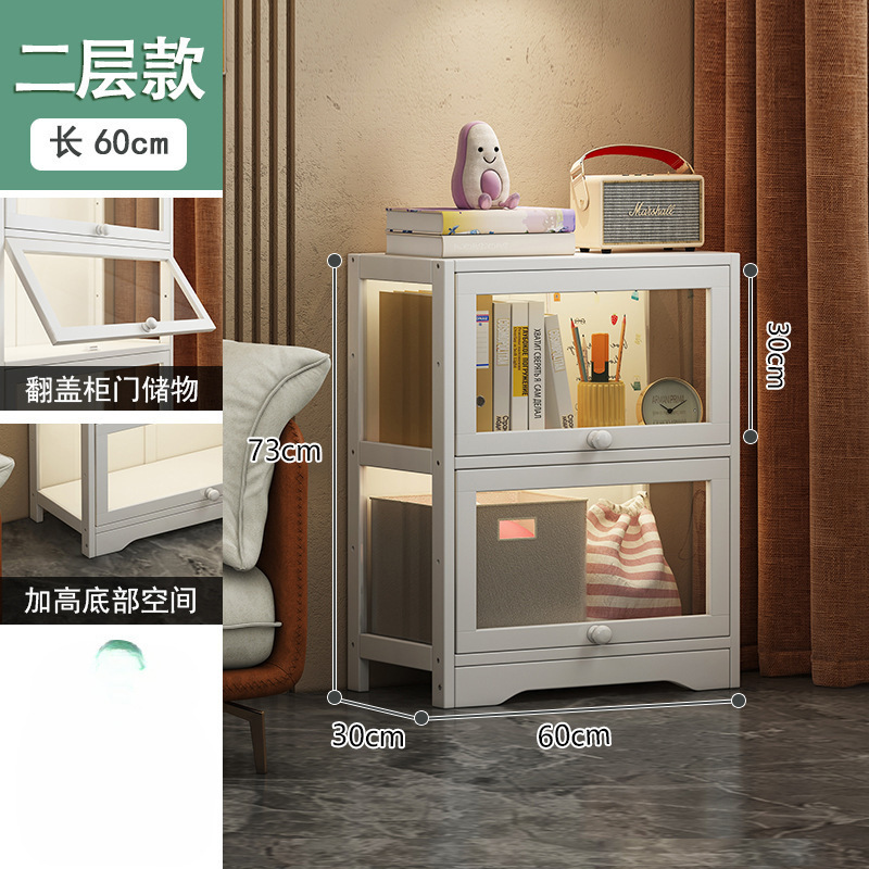 手作りキャビネット透明アクリル谷子展示痛みキャビネット床置き壁付家庭用リビングルーム置物本棚一体|undefined
