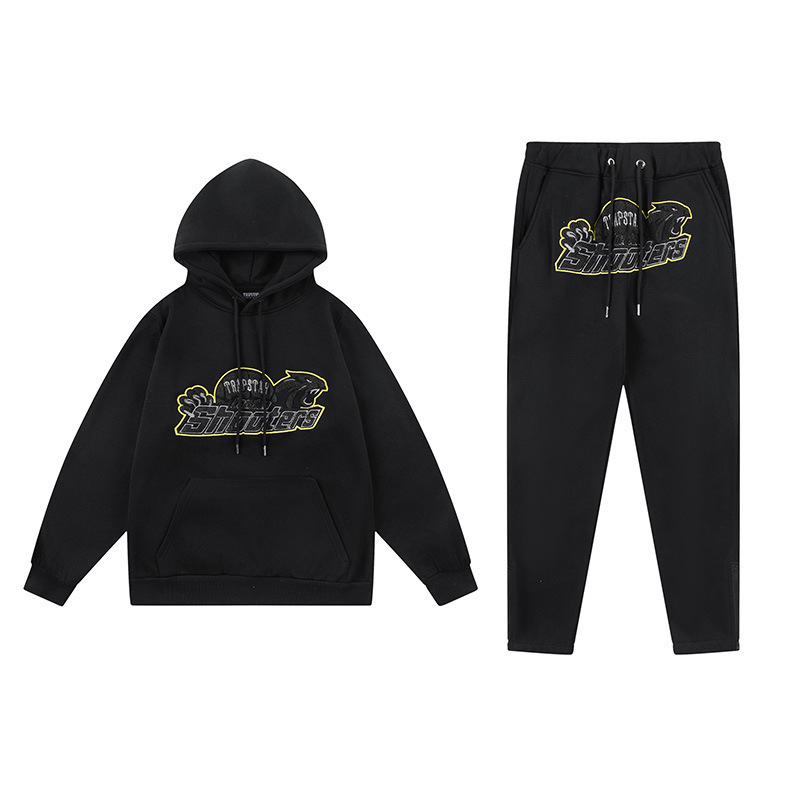 in stock Trapstar suit Gradient Embroidered Golden fleece-lined Sweater Pants Neck Zipper Trousers Casual Sweater Pants in stock Trapstar suit Gradient Embroidered Golden fleece-lined Sweater Pants Neck Zipper Trousers Casual Sweater Pants