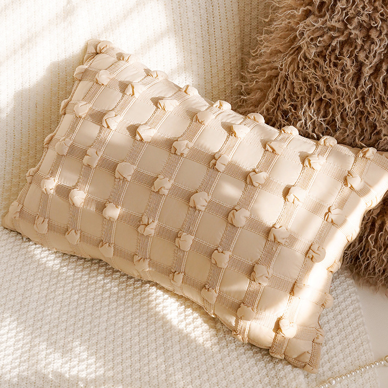 Cream-wind lujoso almohada de soporte de alta calidad, cojín de sofá de sala de estar, cojín de cabecera del dormitorio, funda de almohada con núcleo image 20