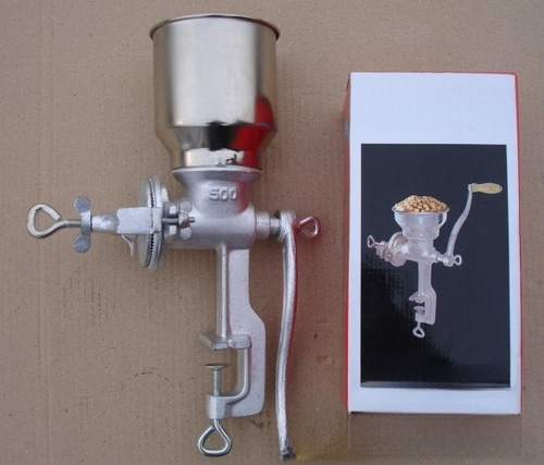 Corn Five Grains Milling Machine 500# Cast Iron Chinese Medicine Grinder Small Hand-Crank Grinder Wholesale