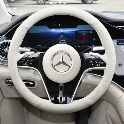 Steering wheel cover | Mercedes-Benz C200L C260L A200L - mercedes-benz-special-round-all-white-other