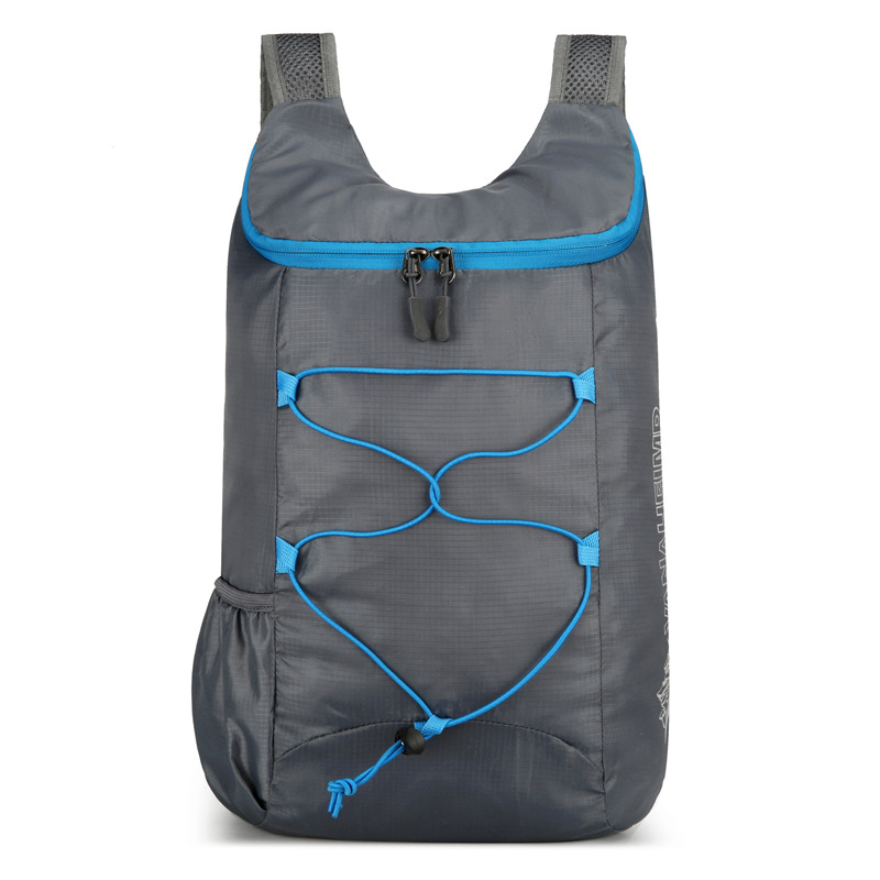 Nuevas bolsas de montaña al aire libre para hombres y mujeres viajar bolsas plegables ligeras almacenar mochila deportiva bolsa de gran capacidad al por mayor