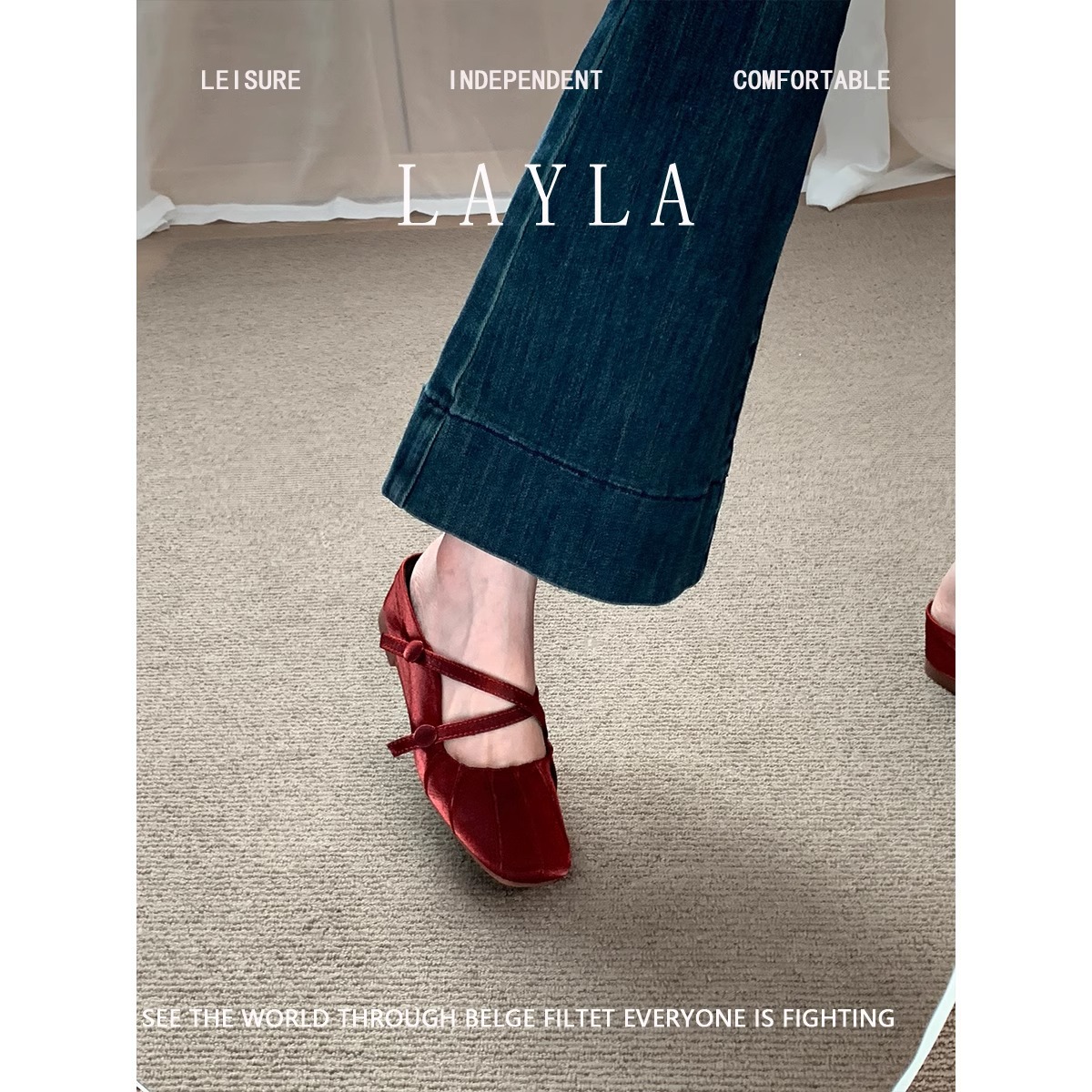 Media pantuflas de Baotou en estilo francés, zapatos de hadas en el exterior, nuevos zapatos de temperamento de un solo pie en el verano de 2025