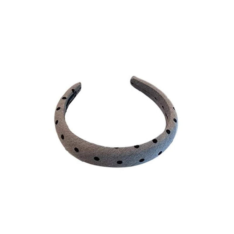 2024 nuevo retro simple alta sensación de arco de cabello gris para mujeres lavado de cara cabeza de cabello temperamento craneal alto clip para el cabello