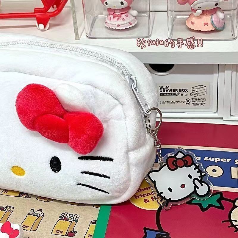 ハローキティぬいぐるみ女の子大容量文房具収納ペンポーチ文房具袋文房具袋鉛筆袋|undefined