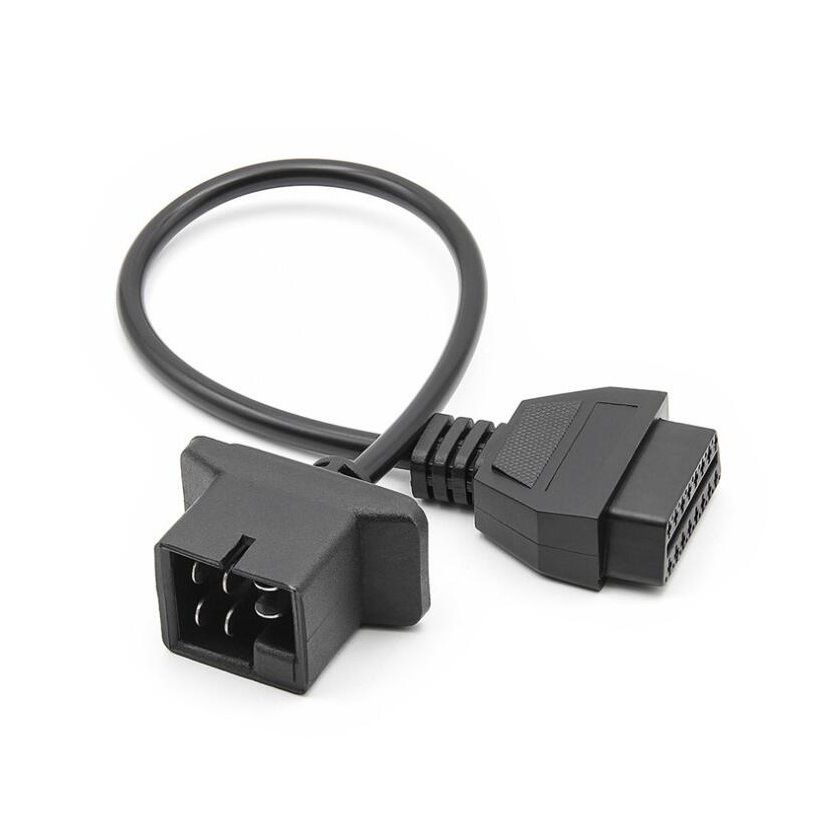 适用克莱斯勒老车线汽车连接转换线 Chrysler 6pin to OBD2 16pin