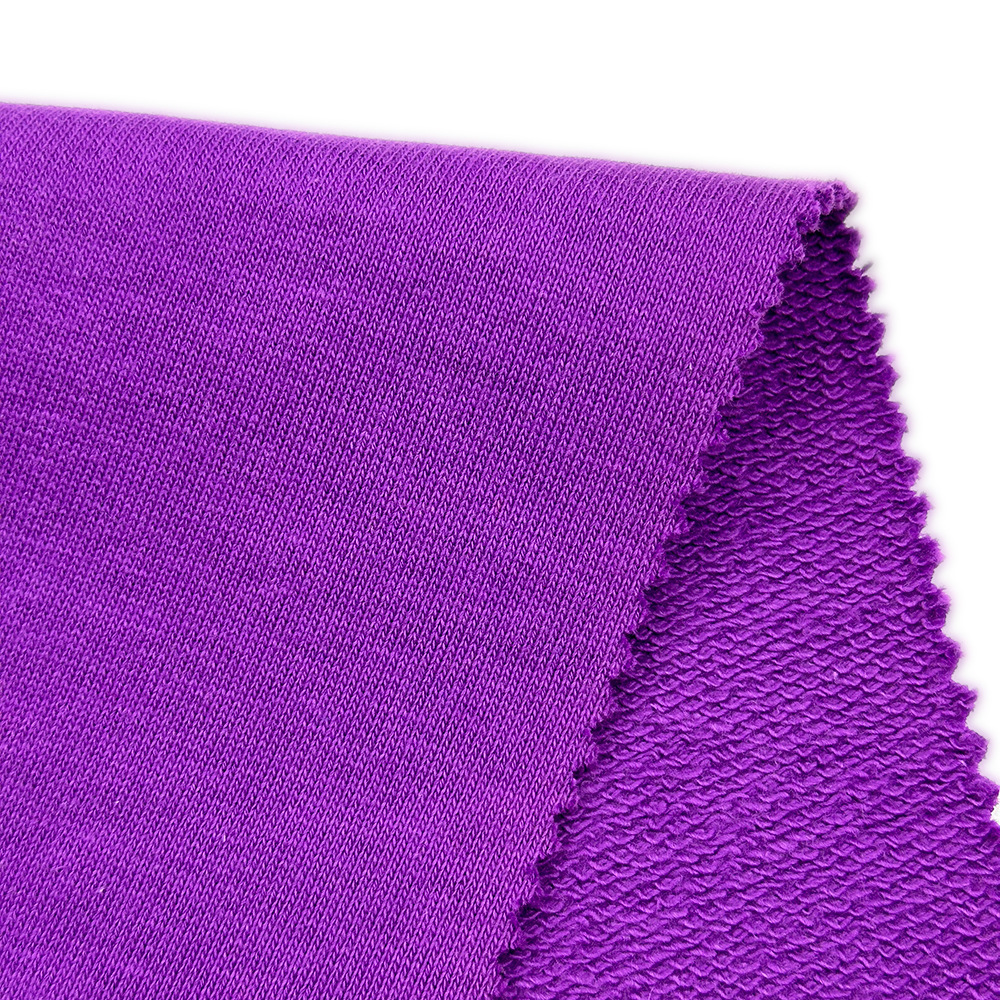 280g tela de camisa de anillo poliéster algodón sólido tela de camisa de hombre y mujer tela de camisa violeta