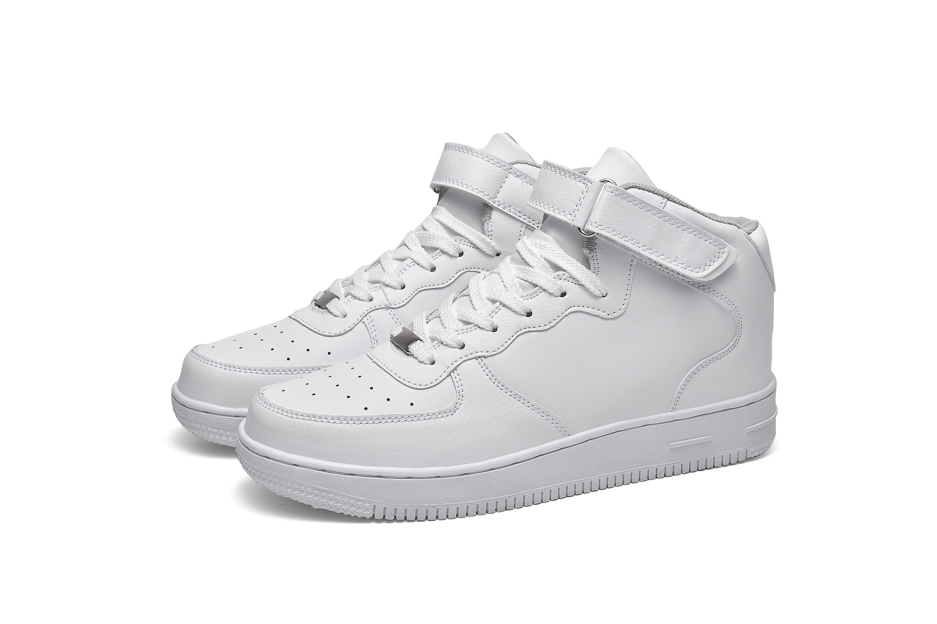 2025 nuevos zapatos de pareja de la Fuerza Aérea No.1 clásicos coreanos zapatos blancos casuales de moda casuales zapatos de skate de alto nivel para hombres y mujeres