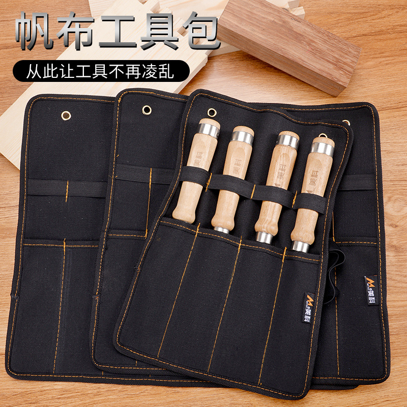 Chisel Hanging Bag Hand Drill Bag Pull Saw Bag Woodworking C..