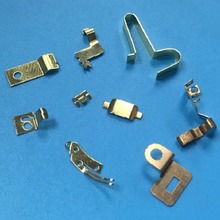 专业生产振动马达弹片 镀金镀银微型弹片 导电接触精密冲压件