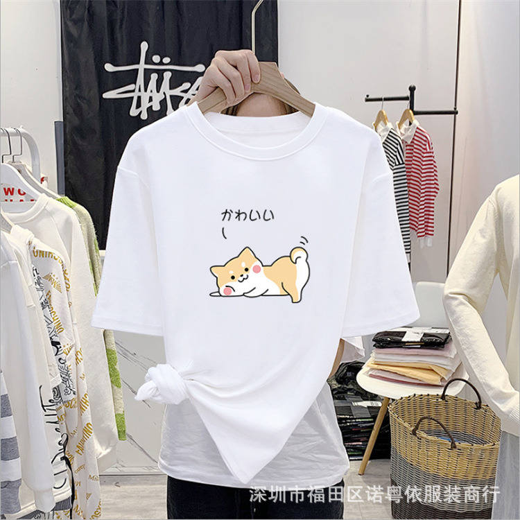 女装白色短袖T恤