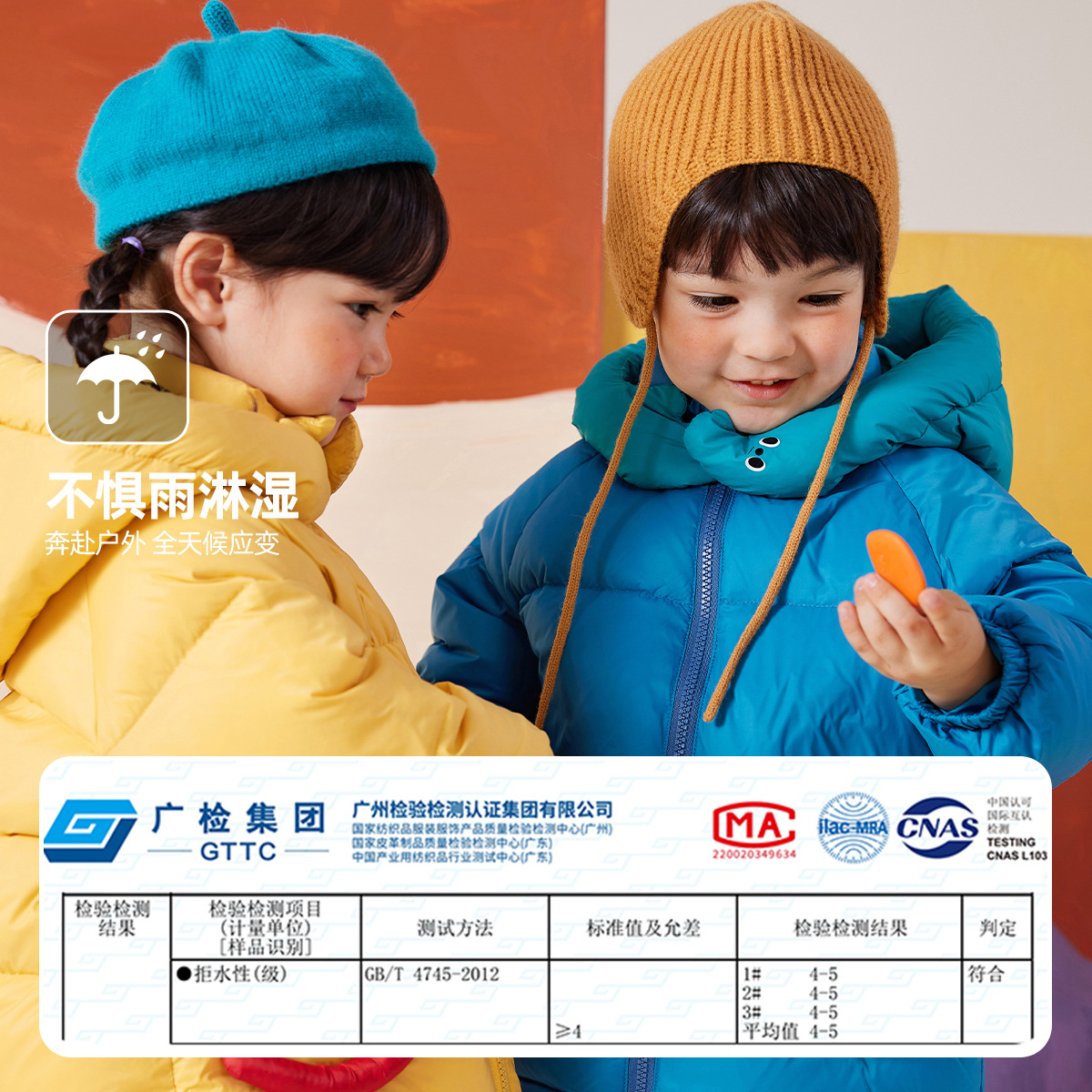 [Serie Smile] chaqueta de plumón de pato bebé chaqueta acolchada de algodón para niños de invierno chaqueta acolchada de algodón para Niñas Ropa para niños