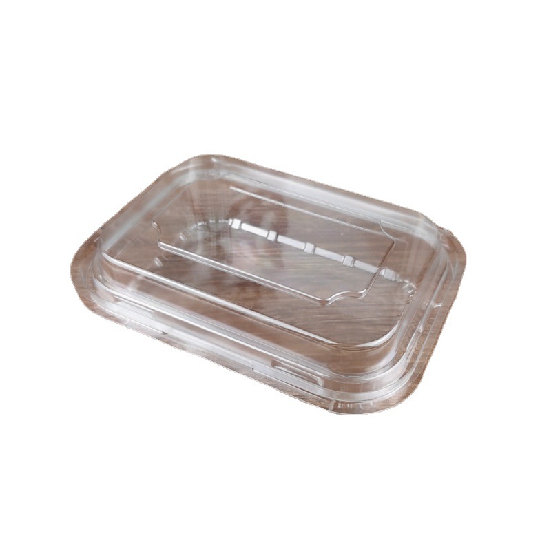 Queen roll hani roll emperador rollo de pastel caja de embalaje transparente de una pieza caja de embalaje desechable caja de pastelería para hornear