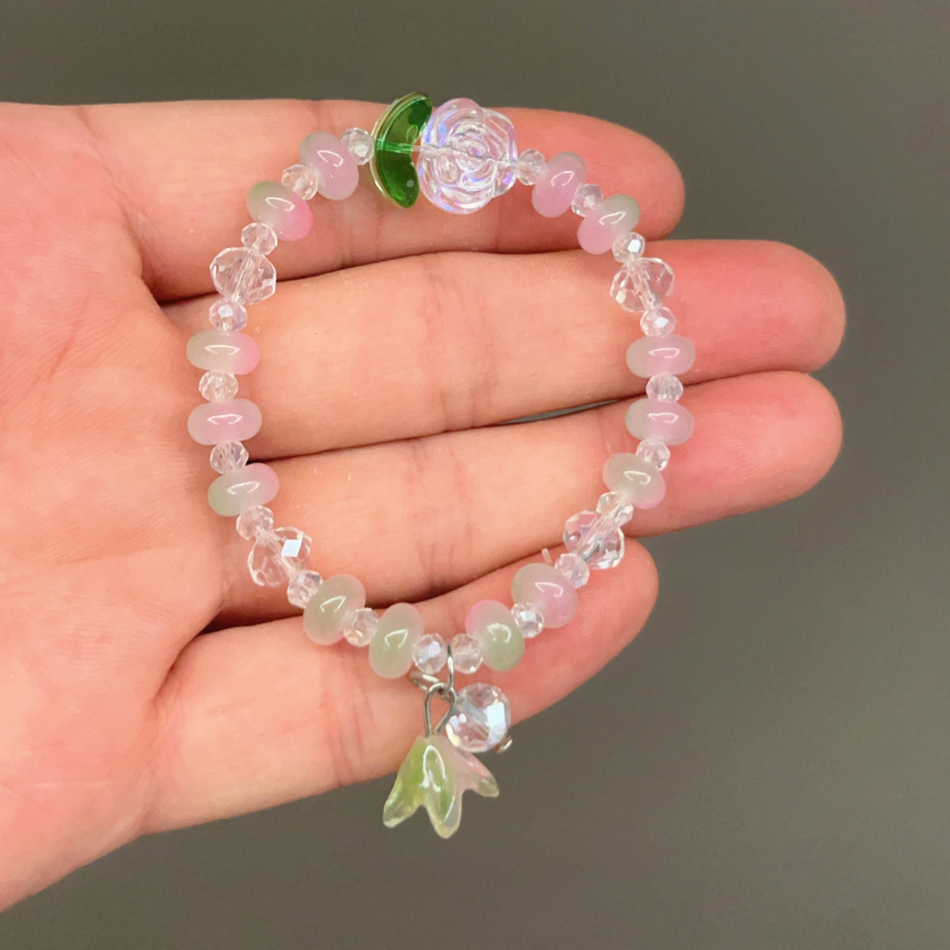 은방울꽃-핑크 그린